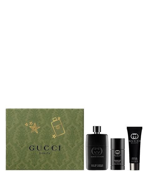 gucci guilty 3 pc pour homme gift set|Gucci Guilty rollerball gift set.